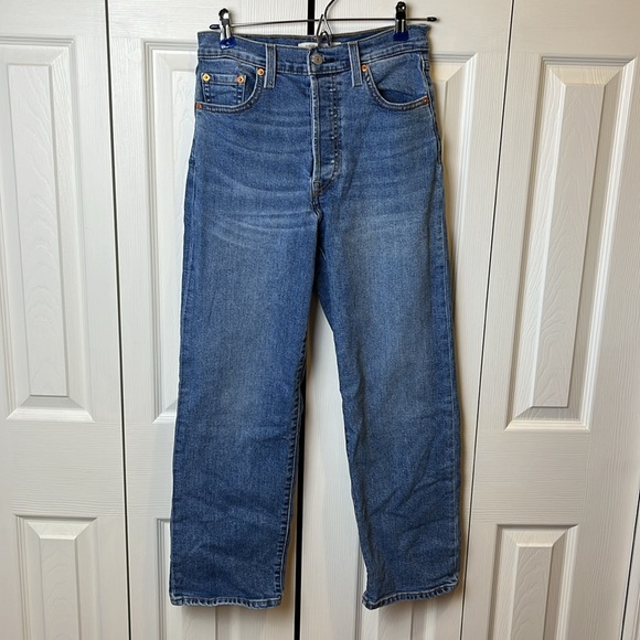 Levi's Denim - Levi’s Ribcage Straight Jeans Blue 26